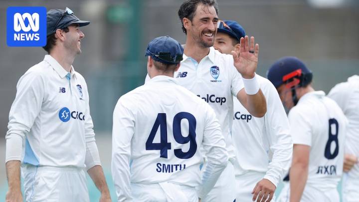 Mitchell Starc fires Ashes warning in Sheffield Shield return as Jake Weatherald and Beau Webster fail to fire