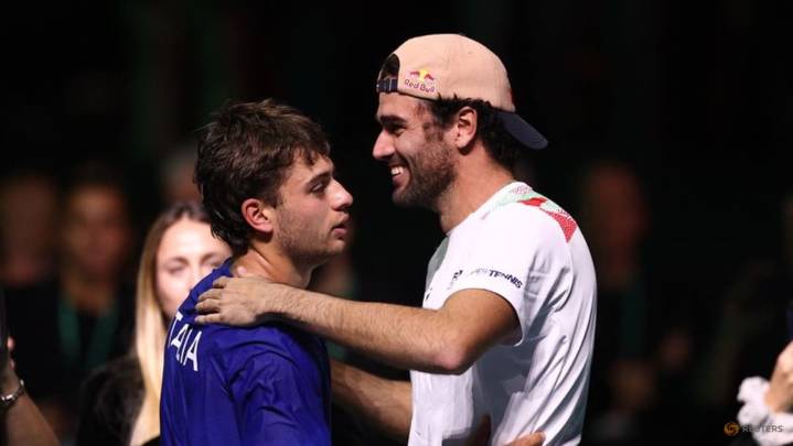 Berrettini, Cobolli lead Italy past Spain for third straight Davis Cup title