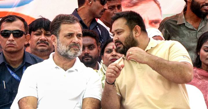 Map on Rahul Gandhi’s ‘95 defeats’ becomes BJP’s key attack line amid NDA’s Bihar lead