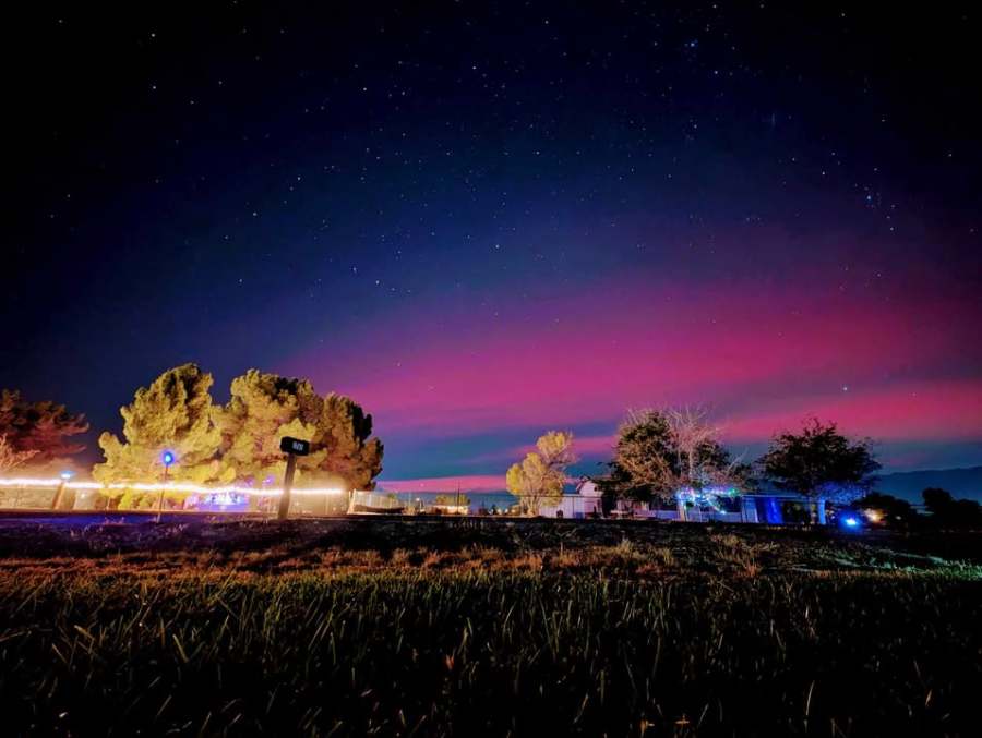Northern lights spotted across Southern Nevada