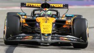 Las Vegas GP: Lando Norris fastest for McLaren but second practice disrupted by loose manhole cover