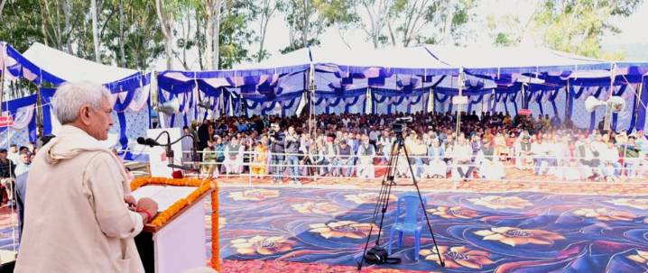 LG visits Poonch, Rajouri; lays foundation stone of houses for families hit by recent natural calamities, Pak shelling during Op Sindoor