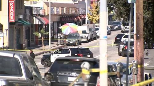 Suspect allegedly armed with sharp object shot by police in Koreatown