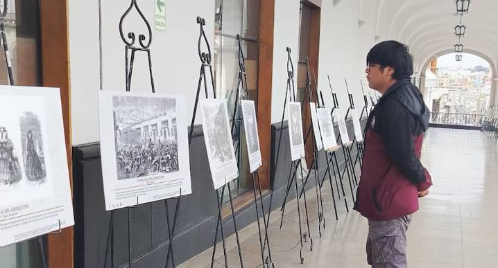 Conozca el Centro Histórico de Arequipa del siglo XIX - XX a través de dibujos, pinturas, mapas antiguos y cartografía