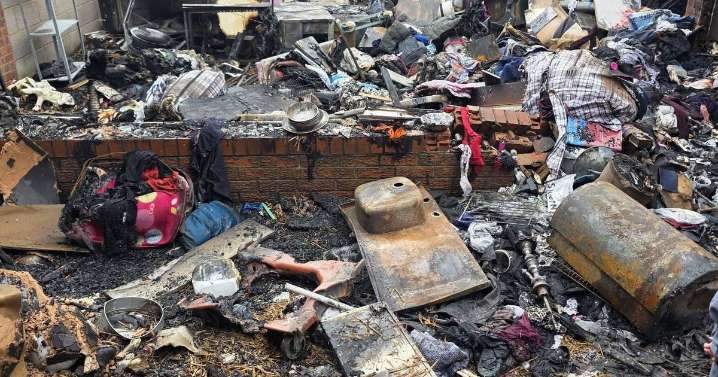 Family 'lose everything' after firework sparks devastating house blaze