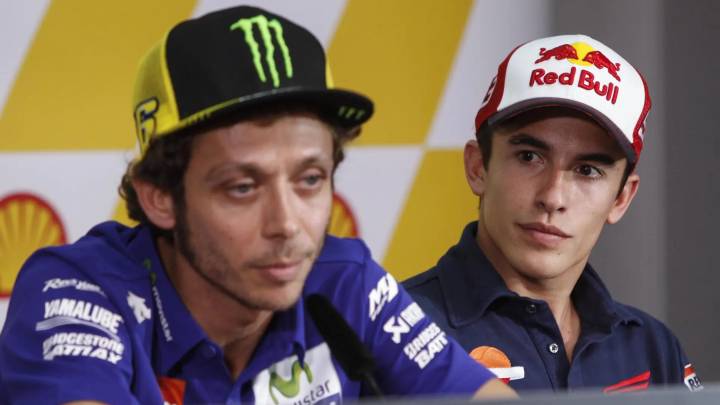 Marc Márquez confirma su inexistente relación con Valentino Rossi: "¿Si le saludaría? No, no te voy a mentir"