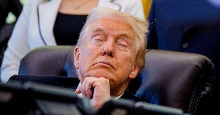 Trump, 79, Does Damage Control After Oval Office Snooze