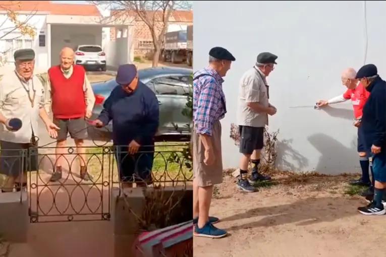 Entre bolillas y figuritas: jubilados recrearon los juegos de su infancia e hicieron una reflexión