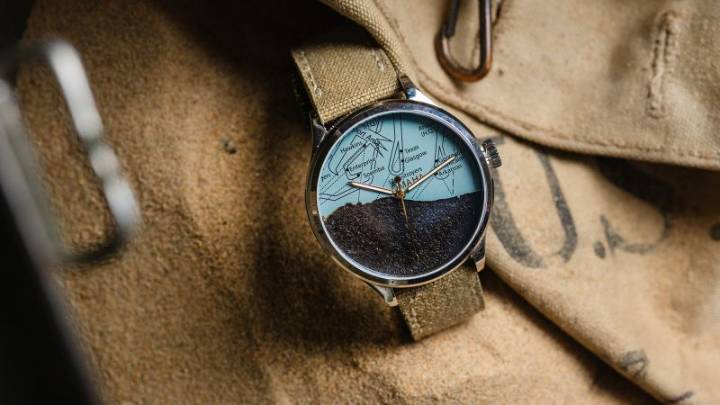 The ‘D-Day watches’ made from WWII helmets — and beach sand from Normandy