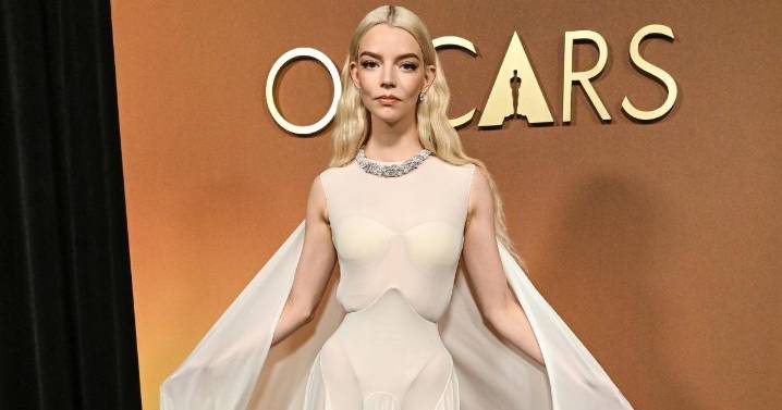 Anya Taylor-Joy Becomes Kim Kardashian in Sheer Maison Margiela Gown