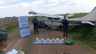 Cayó una avioneta cargada con cocaína en Arequito: Gendarmería custodia la aeronave e investigan el origen del vuelo