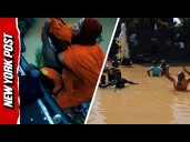 Sri Lankan Air Force Lifts Residents to Safety Following Deadly Floods