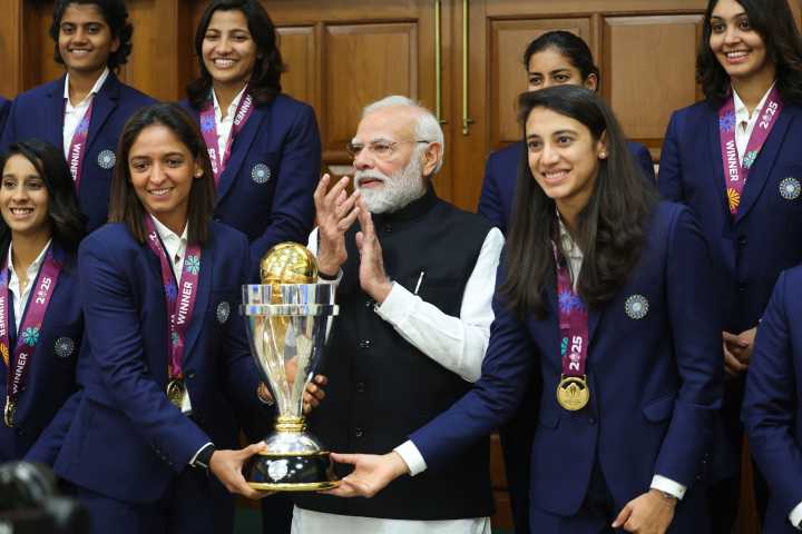 PM's interaction with ICC Women’s World Cup champions