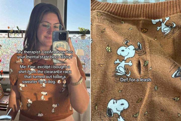 Woman Goes Viral After Accidentally Purchasing a Dog Sweater for Herself (Exclusive)