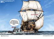 The Mayflower | CARTOON | Michael Ramirez