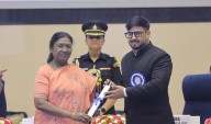 DC Rajouri Receives National Honour From President Of India For Excellence In Jal Sanchay Jan Bhagidari