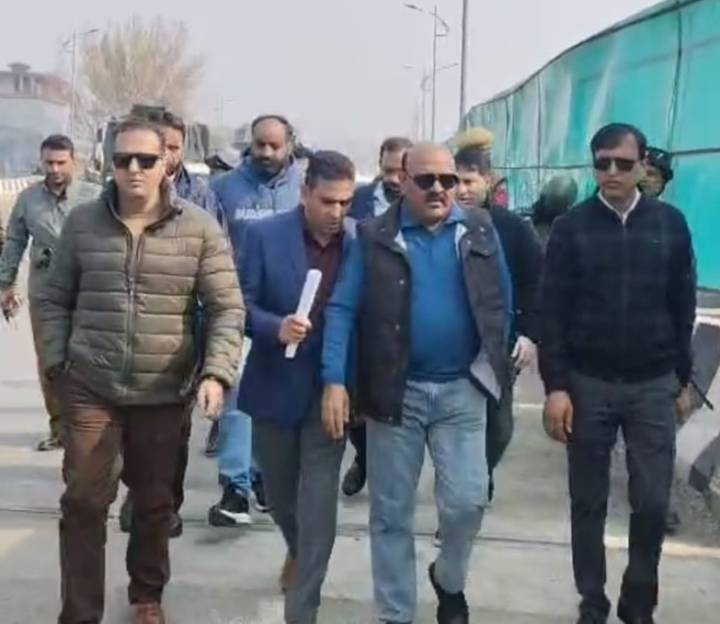 Dy CM reviews progress of ongoing works on Sanat Nagar Flyover