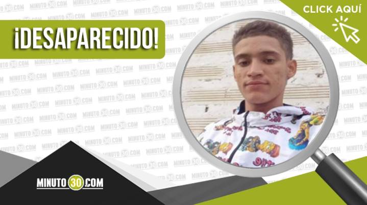 ¡Tiene un diente quebrado! Hernán David desapareció en agosto en La Unión y su familia lo busca