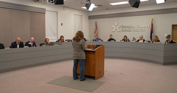Douglas County School Board discusses controversial charter school and transgender athletes in Colorado