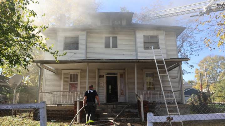 IFD: 4 displaced after 'intentionally set' house fire on Indianapolis' near north side
