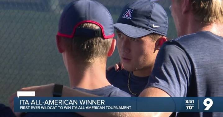 Arizona tennis star Jay Friend makes history with back