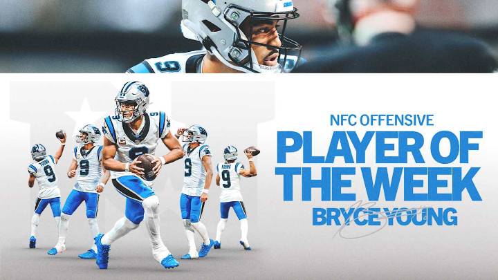 Bryce Young wins NFC offensive player of the week after win over Falcons