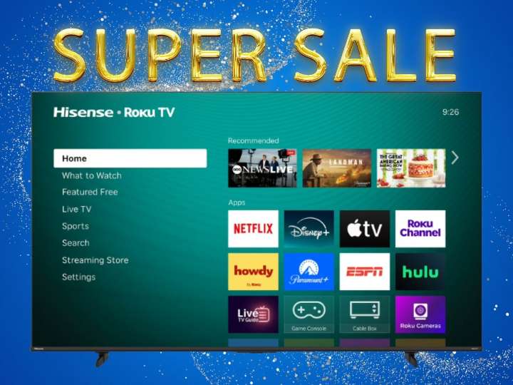 Shoppers can get the Hisense 75-inch TV for less than $400 at Walmart this week