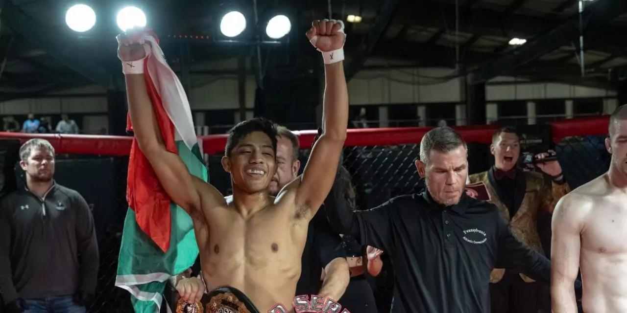 ¡Orgullo oaxaqueño! Jermain Díaz López conquista el cinturón Dead Serious 64 en New Jersey