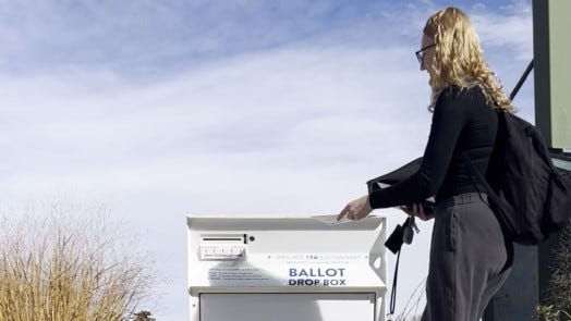 Election Day scenes in Larimer County