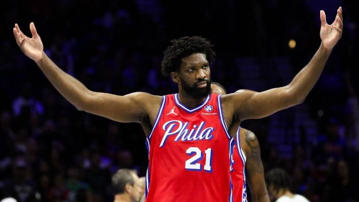 Joel Embiid fined: NBA hits 76ers star for $50,000 penalty for WWE crotch chop celebration