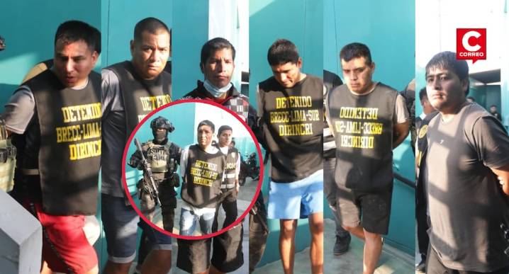 PNP desarticula a banda criminal vinculada a extorsiones en Lima Sur
