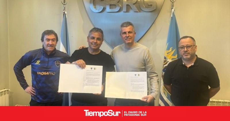 Fútbol Boca de Río Gallegos y Comunicaciones sellaron un acuerdo de cooperación deportiva