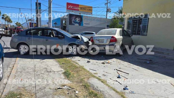 Estudiante de FIME Pierde Control y Provoca Accidente Vial en Monclova