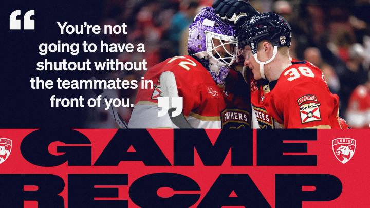 RECAP: Panthers 1, Devils 0