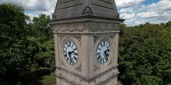 Restoration of Cave Hill Cemetery’s clock tower is complete