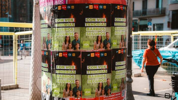 Vox instala 24 vallas publicitarias para reivindicar su discurso sobre "inseguridad"