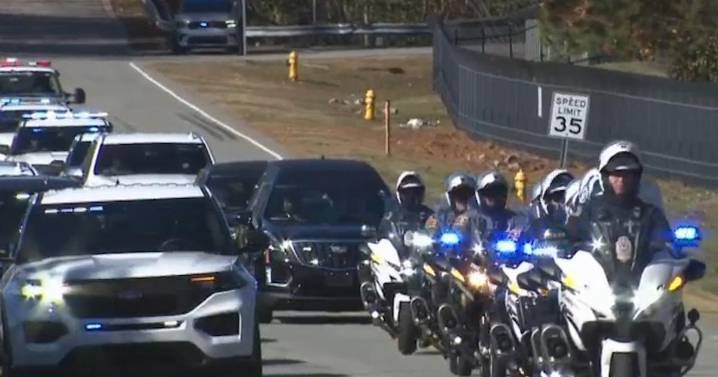 Procession held for WakeMed officer shot, killed while on duty :: WRAL.com
