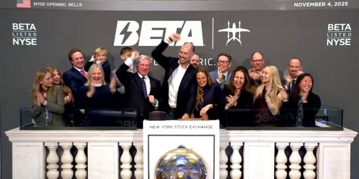 Beta Technologies goes public on NYSE