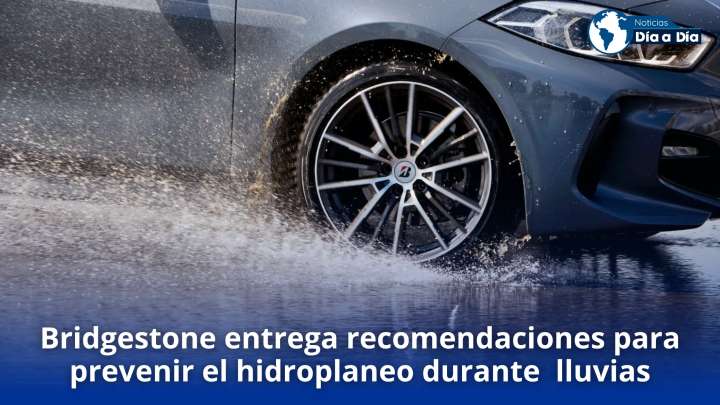 Bridgestone entrega recomendaciones para prevenir el hidroplaneo durante la temporada de lluvias