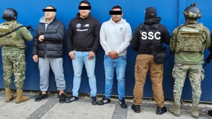 Detienen a tres presuntos integrantes de 'Los Rodolfos' en Tlalpan y Xochimilco