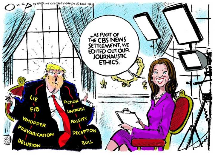 Cartoon: Good old journalistic ethics