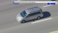 CHP in pursuit of stolen minivan suspect on Southern California freeway