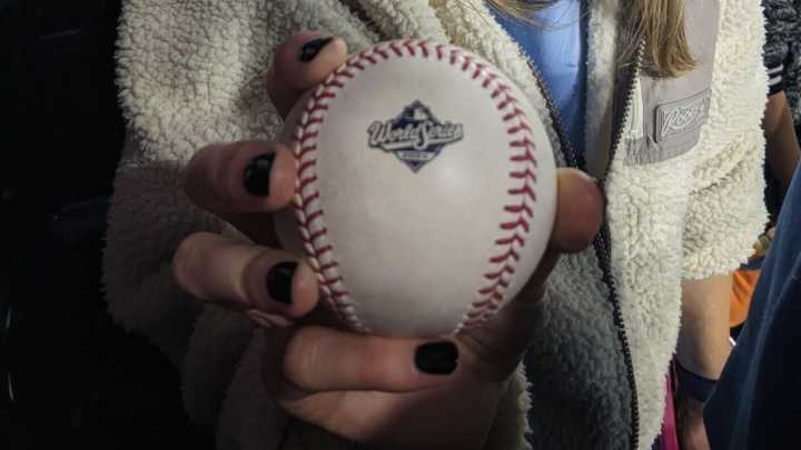 Roots CEO Meghan Roach catches Bichette’s home run ball