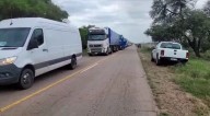 Piqueteros cortaron la Ruta Nacional 34 a la altura de General Ballivian