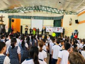 El «viernes de colegio con tu Policía», llegó al Centro Social en Yopal