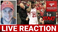 SEASON OPENER! Wisconsin Badgers basketball LIVE REACTION from the game against Campbell!