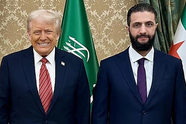 Recibió Trump en secreto al nuevo líder sirio Ahmed al Shara