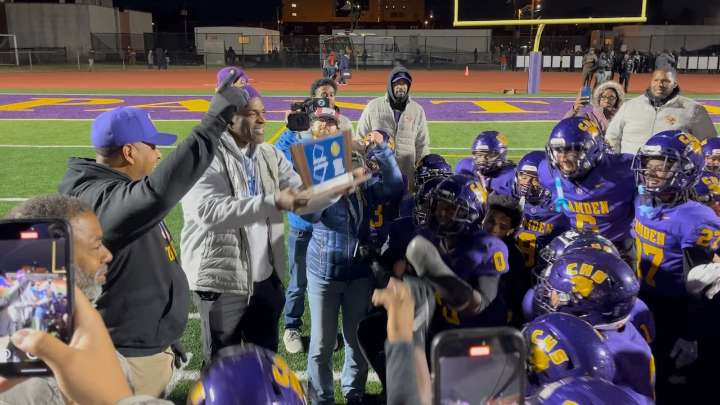 Jones throws for three scores as Camden treats home fans to CJG2 crown