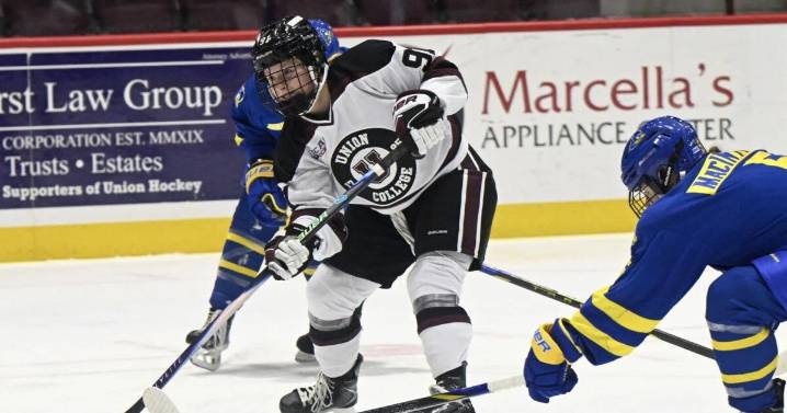 Union women's hockey vs. Delaware in 8 photos