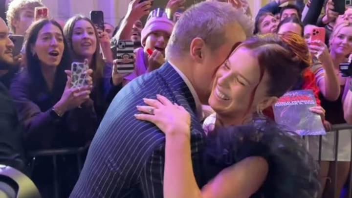 Millie Bobby Brown Hugs David Harbour At Stranger Things 5 Screening After Harassment Claims